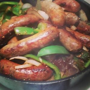 Sausage. peppers and onions,Iris_image