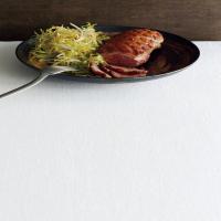 Duck Breast with Frisée Salad and Port Vinaigrette image
