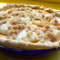 Sour Cream Peach Pie_image