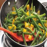 Stir-Fried Green Beans and Pepper image