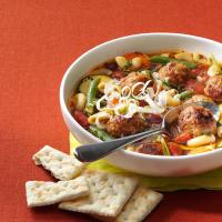 Veggie Soup with Meatballs_image