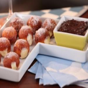 Orange-Scented Bomboloni with Pastry Cream and Chocolate Orange Dipping Sauce_image