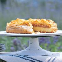Semolina Custard Tart with Honeyed Pine Nuts_image