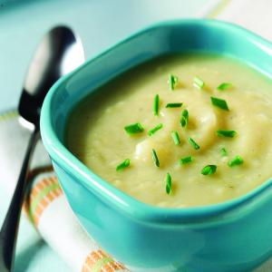 Garlic Potato Leek Soup image