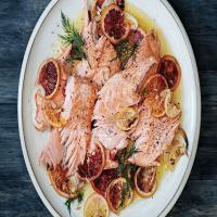 Slow-Roasted Salmon with Fennel, Citrus, and Chiles image