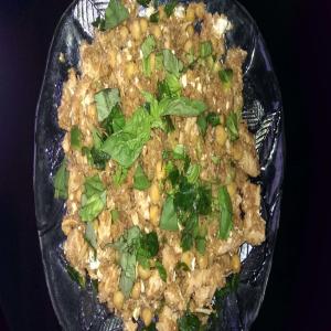 Bulgur Salad With Chickpeas, Feta, and Basil_image