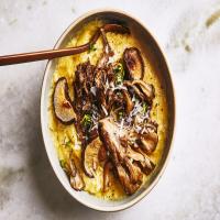 Oven Polenta With Roasted Mushrooms and Thyme image