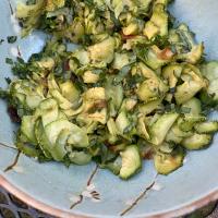Warm Zucchini-Basil Salad image