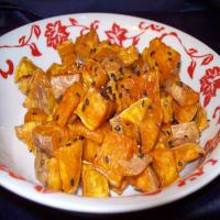Fried Sweet Potatoes With Honey_image