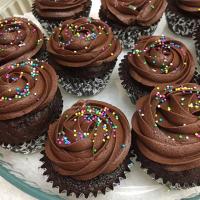 Boiling Water Chocolate Cupcakes image