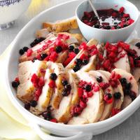 Slow-Cooked Turkey with Berry Compote image