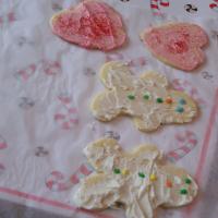 White Velvet Cutout Cookies image