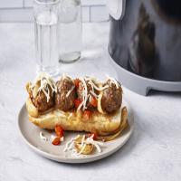 Slow-Cooker BBQ Meatball Sandwiches_image