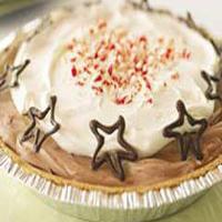 Peppermint-Chocolate Pudding Pie_image