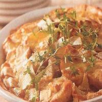 CREAMY BRIE-TOPPED POTATOES image