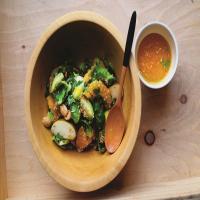 A Salad of Brussels Sprouts, Clementines, and Russet Apple_image