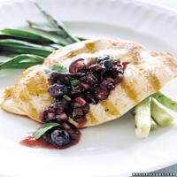 Grilled Chicken with Blueberry-Basil Salsa_image