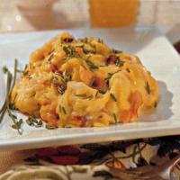 Scrambled Eggs with Smoked Salmon and Chives_image