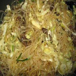 Longevity Noodles With Chicken, Ginger, and Mushrooms image