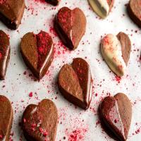 Chocolate Shortbread Hearts image