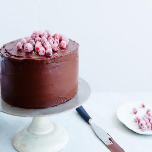 Triple-Layer Sour Cream Chocolate Cake_image