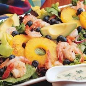 Hot Shrimp Fruit Salad_image