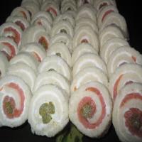 Smoked Salmon Asparagus Pinwheels (Party Sandwiches) image