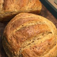 Cracked Wheat Sourdough Bread_image