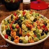 Tortellini with Meat & Vegetables Cold Salad_image