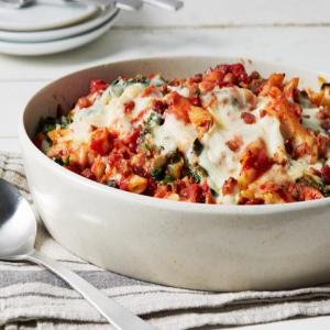 Pancetta and Escarole Baked Pasta_image