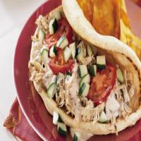 Slow-Cooker Greek Chicken Pita Folds_image