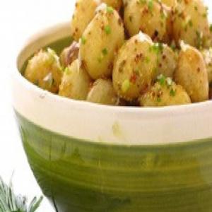 Warm Potato Salad with Lemon and Chive Vinaigrette_image