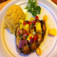 Grilled Marlin With Tropical Fruit Salsa image