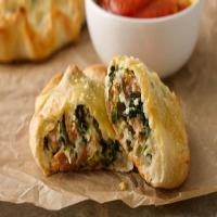 Spinach, Ricotta and Sausage Calzones image