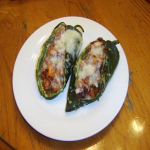 Fire Roasted Stuffed Poblano Peppers #SP5 image
