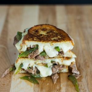 Philly Cheesesteak Grilled Cheese image