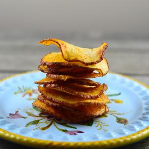 Homemade Low Calorie Potato Chips_image