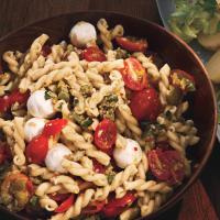 Pasta Salad with Cherry Tomatoes and Green Olivada_image