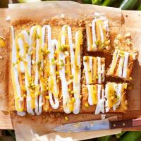 Pistachio, courgette & lemon cake image