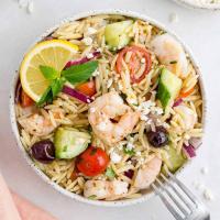 Greek Orzo Salad with Shrimp_image