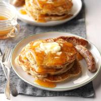 Apple Pancakes with Cider Syrup image