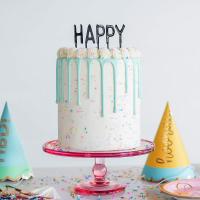Confetti Birthday Drip Cake image