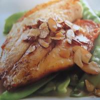 Pan Seared Tilapia w/ Almond Browned Butter_image