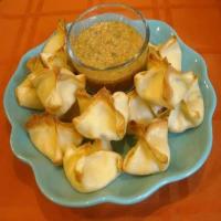 Baked Crab Rangoon with Ginger-Lime Dipping Sauce_image