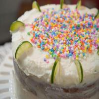 Key Lime Vanilla Birthday Cake image