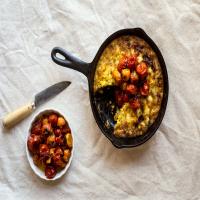 Sweet Corn Frittata With Cherry Tomato Compote image