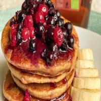 Vegan Banana Pancakes Recipe by Tasty image