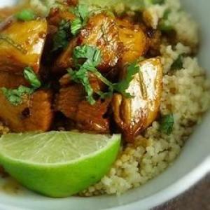 Sweet Chili Lime Chicken with Cilantro Couscous_image