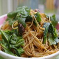 Lemon Linguine With Spinach and Crispy Prosciutto_image