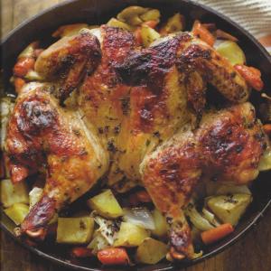 Balsamic Roasted Chicken and Vegetables Recipe - (4.4/5)_image
